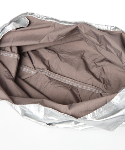 BAGGU（バグー）の「【BAGGU(バグゥ)】メタリックBABY 21SS（エコバッグ/サブバッグ・レディース・イエロー/シルバーグレー/ベビーピンク/その他1/その他2・0）」の7枚目の写真