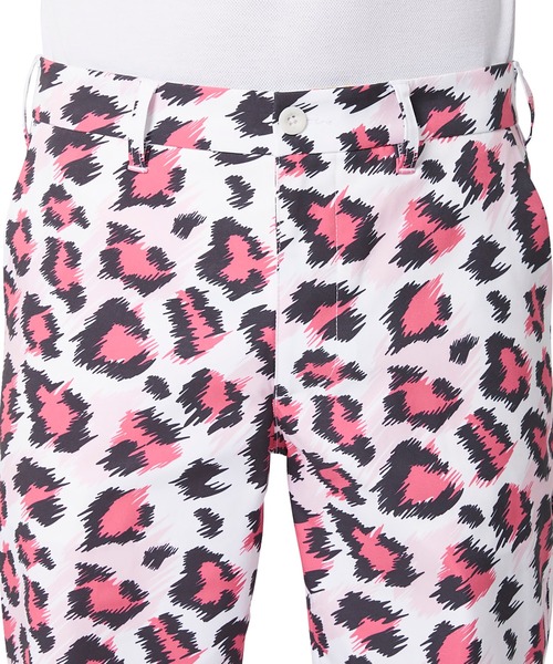 Loudmouth(ラウドマウス)の「LOUDMOUTH/ラウドマウス ゴルフウェア 総柄 UVカット ストレッチ ひざ上 ショート丈 ハーフパンツ ゴルフパンツ(その他パンツ・メンズ・ホワイト×ブラック/ブラック系その他/グリーン系その他/ホワイト×ピンク/イエロー系/ホワイト系その他/その他/レインボー/ブルー系その他・XL/LL/XXL/M/3XL/L)」の10枚目の写真