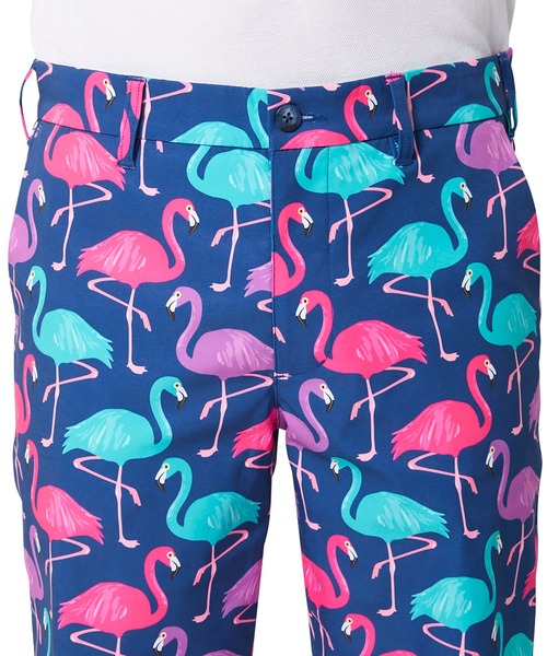 Loudmouth(ラウドマウス)の「LOUDMOUTH/ラウドマウス ゴルフウェア 総柄 UVカット ストレッチ ひざ上 ショート丈 ハーフパンツ ゴルフパンツ(その他パンツ・メンズ・ホワイト×ブラック/ブラック系その他/グリーン系その他/ホワイト×ピンク/イエロー系/ホワイト系その他/その他/レインボー/ブルー系その他・XL/LL/XXL/M/3XL/L)」の14枚目の写真