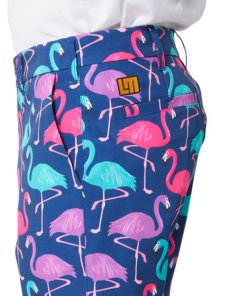 Loudmouth(ラウドマウス)の「LOUDMOUTH/ラウドマウス ゴルフウェア 総柄 UVカット ストレッチ ひざ上 ショート丈 ハーフパンツ ゴルフパンツ(その他パンツ・メンズ・ホワイト×ブラック/ブラック系その他/グリーン系その他/ホワイト×ピンク/イエロー系/ホワイト系その他/その他/レインボー/ブルー系その他・XL/LL/XXL/M/3XL/L)」の16枚目の写真