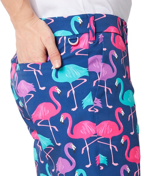 Loudmouth(ラウドマウス)の「LOUDMOUTH/ラウドマウス ゴルフウェア 総柄 UVカット ストレッチ ひざ上 ショート丈 ハーフパンツ ゴルフパンツ(その他パンツ・メンズ・ホワイト×ブラック/ブラック系その他/グリーン系その他/ホワイト×ピンク/イエロー系/ホワイト系その他/その他/レインボー/ブルー系その他・XL/LL/XXL/M/3XL/L)」の17枚目の写真