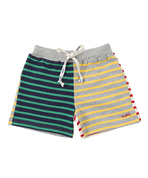 X-girl Stages（エックスガールステージス）の「MULTI COLOR HALF PANTS (4T～7T)（その他パンツ・キッズ・アッシュ/レッド/ネイビー・7T/6T/4T/5T）」の4枚目の写真