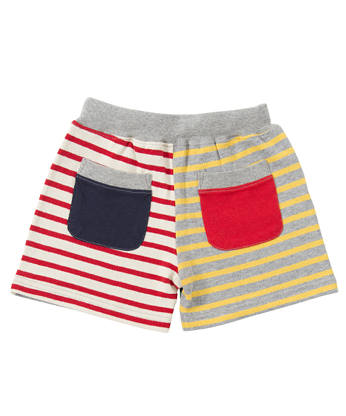 X-girl Stages（エックスガールステージス）の「MULTI COLOR HALF PANTS (4T～7T)（その他パンツ・キッズ・アッシュ/レッド/ネイビー・7T/6T/4T/5T）」の5枚目の写真