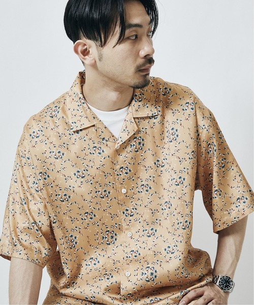 JOURNAL STANDARD(ジャーナルスタンダード)の「【Seterie Argenti】FLORETS オープンカラーショートスリーブシャツ(シャツ/ブラウス・メンズ・カーキ/ブラック/ネイビー/イエロー・MEDIUM/LARGE)」の21枚目の写真