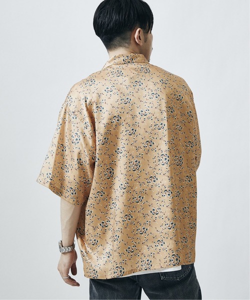 JOURNAL STANDARD(ジャーナルスタンダード)の「【Seterie Argenti】FLORETS オープンカラーショートスリーブシャツ(シャツ/ブラウス・メンズ・カーキ/ブラック/ネイビー/イエロー・MEDIUM/LARGE)」の14枚目の写真