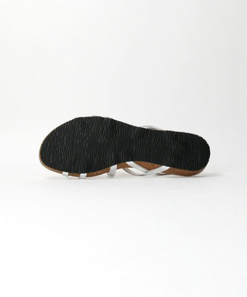 PLAKTON（プラクトン）の「＜PLAKTON＞ダブルクロスサンダル ◆（サンダル・レディース・ブラック/シルバー・38/35/36/37）」の4枚目の写真