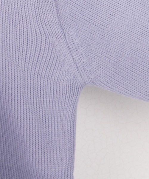 fd style（エフディ スタイル）の「【Chuzchuz】パーソナルラウンドVネックニット（ニット/セーター・レディース・スカイブルー/ベージュ/ネイビー/ピンク/アイボリー/ミント/パープル系その他・FREE）」の10枚目の写真