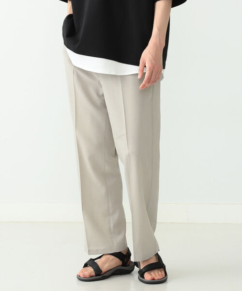 BEAMS HEART（ビームスハート）の「BEAMS HEART / ポリエステル ストレートパンツ（その他パンツ・メンズ・ブラック/ベージュ・SMALL/LARGE/MEDIUM）」の2枚目の写真