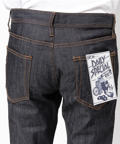WEGO(ウィゴー)の「WEGO/ジャパンファブリックデニムパンツ(デニムパンツ・メンズ・ダークインディゴブルー・MEDIUM/SMALL/LARGE)」の9枚目の写真