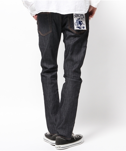 WEGO(ウィゴー)の「WEGO/ジャパンファブリックデニムパンツ(デニムパンツ・メンズ・ダークインディゴブルー・MEDIUM/SMALL/LARGE)」の13枚目の写真