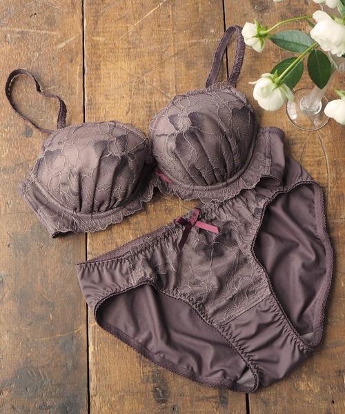 ブラ ショーツ セット 大花モチーフ レース ブラ ショーツ Amphi アンフィ のファッション通販 Zozotown