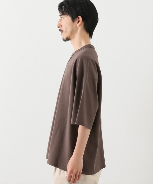 417 EDIFICE（フォーワンセブンエディフィス）の「ワイドフットボールTEE（Tシャツ/カットソー・メンズ・ブラック/ブラウン/アイボリー・LARGE/MEDIUM）」の7枚目の写真