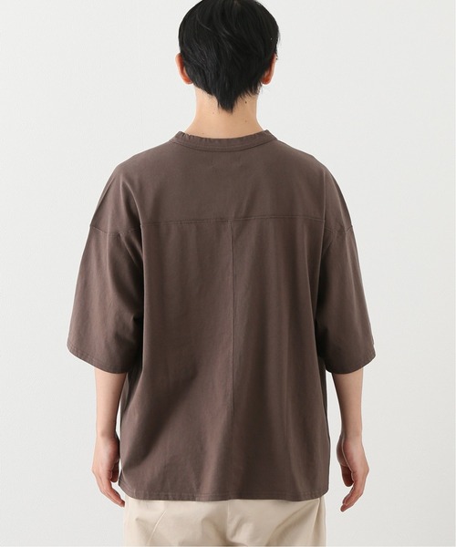 417 EDIFICE（フォーワンセブンエディフィス）の「ワイドフットボールTEE（Tシャツ/カットソー・メンズ・ブラック/ブラウン/アイボリー・LARGE/MEDIUM）」の9枚目の写真