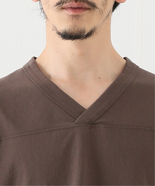 417 EDIFICE（フォーワンセブンエディフィス）の「ワイドフットボールTEE（Tシャツ/カットソー・メンズ・ブラック/ブラウン/アイボリー・LARGE/MEDIUM）」の11枚目の写真