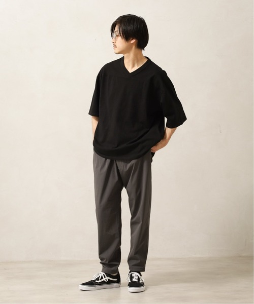 417 EDIFICE（フォーワンセブンエディフィス）の「ワイドフットボールTEE（Tシャツ/カットソー・メンズ・ブラック/ブラウン/アイボリー・LARGE/MEDIUM）」の20枚目の写真