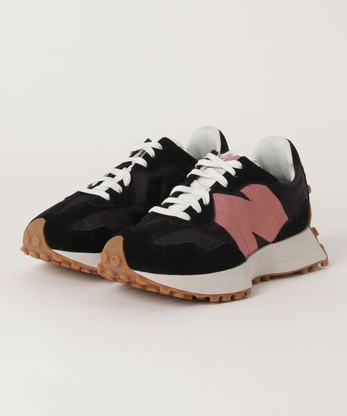 NEW BALANCE（ニューバランス）の「WS327（スニーカー・レディース・ブラック×ピンク/パープル/ホワイト×ブルー・22.0cm/25.5cm/22.5cm/23.0cm/23.5cm/24.0cm/24.5cm/25.0cm）」の3枚目の写真