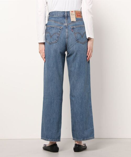 Levi's（リーバイス）の「HIGH WAISTED STRAIGHT QUITECHURLI（デニムパンツ・レディース・インディゴブルー・23inch/24inch/25inch/26inch/27inch/28inch/29inch/30inch）」の3枚目の写真