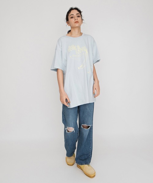Levi's（リーバイス）の「HIGH WAISTED STRAIGHT QUITECHURLI（デニムパンツ・レディース・インディゴブルー・23inch/24inch/25inch/26inch/27inch/28inch/29inch/30inch）」の6枚目の写真