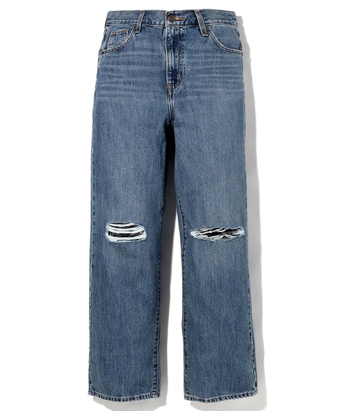 Levi's（リーバイス）の「HIGH WAISTED STRAIGHT QUITECHURLI（デニムパンツ・レディース・インディゴブルー・23inch/24inch/25inch/26inch/27inch/28inch/29inch/30inch）」の8枚目の写真
