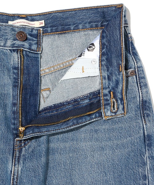 Levi's（リーバイス）の「HIGH WAISTED STRAIGHT QUITECHURLI（デニムパンツ・レディース・インディゴブルー・23inch/24inch/25inch/26inch/27inch/28inch/29inch/30inch）」の12枚目の写真
