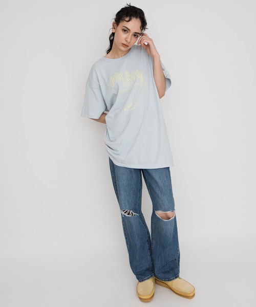 Levi's（リーバイス）の「HIGH WAISTED STRAIGHT QUITECHURLI（デニムパンツ・レディース・インディゴブルー・23inch/24inch/25inch/26inch/27inch/28inch/29inch/30inch）」の20枚目の写真