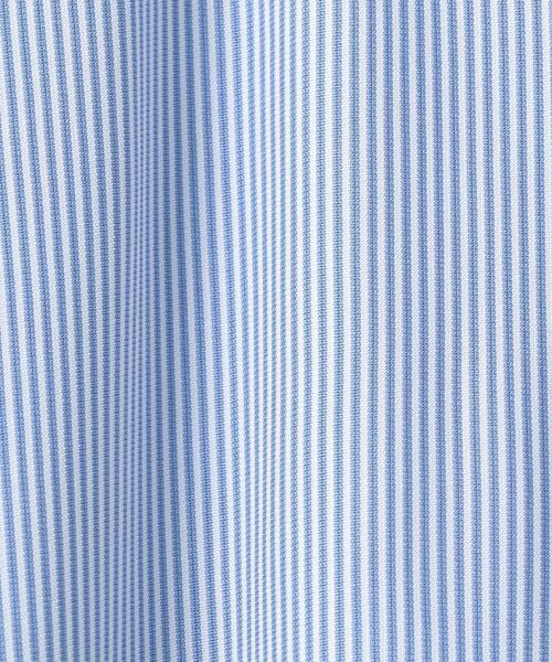 WORK TRIP OUTFITS GREEN LABEL RELAXING(ワークトリップアウトフィッツグリーンレーベル リラクシング)の「<WORK TRIP OUTFITS GREEN LABEL RELAXING> トリコット ストライプ スナップダウンカラー スリム シャツ(シャツ/ブラウス・メンズ・ライトグレー/コバルトブルー・MEDIUM/SMALL/LARGE/X-LARGE)」の10枚目の写真