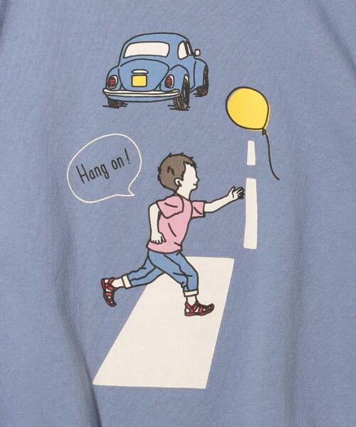 SHOO・LA・RUE（シューラルー）の「◆【つながる/90-140cm】横断歩道キッズTシャツ（Tシャツ/カットソー・キッズ・ピンク系/ブルー・09/10/11/12/13/14）」の8枚目の写真