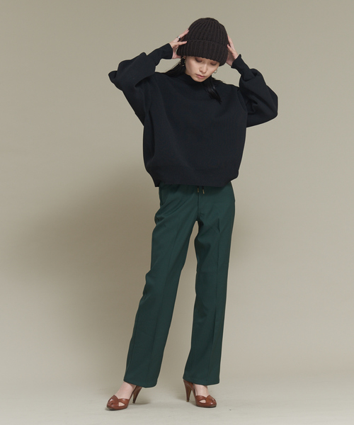 NOMINE（ノミネ）の「【新色登場】ラメプレーティングボリュームスリーブニット（ニット/セーター・レディース・ブラック/ベージュ/ブラウン/モスグリーン/アイボリー/ネイビー/キャメル/ブラック系その他・フリー）」の17枚目の写真