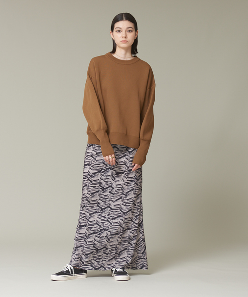 NOMINE（ノミネ）の「【新色登場】ラメプレーティングボリュームスリーブニット（ニット/セーター・レディース・ブラック/ベージュ/ブラウン/モスグリーン/アイボリー/ネイビー/キャメル/ブラック系その他・フリー）」の22枚目の写真