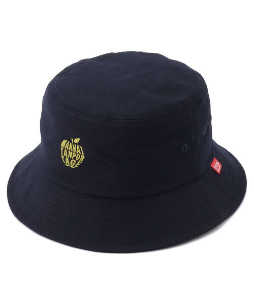 Manhattan Portage（マンハッタンポーテージ）の「Manhattan Portage/マンハッタン ポーテージ/Apple bucket HAT（ハット・メンズ・ネイビー/オフホワイト/ブラック・FREE）」の3枚目の写真