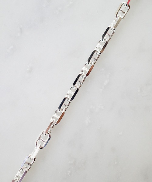 ISOLATION（アイソレーション）の「【ISOLATION / アイソレーション】Silver925　Anchor Chain　Bracelet/ アンカーチェーンブレスレット（ブレスレット・レディース・シルバー/シルバー×ゴールド・19cm/16.5cm）」の5枚目の写真