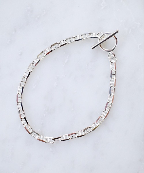 ISOLATION（アイソレーション）の「【ISOLATION / アイソレーション】Silver925　Anchor Chain　Bracelet/ アンカーチェーンブレスレット（ブレスレット・レディース・シルバー/シルバー×ゴールド・19cm/16.5cm）」の4枚目の写真