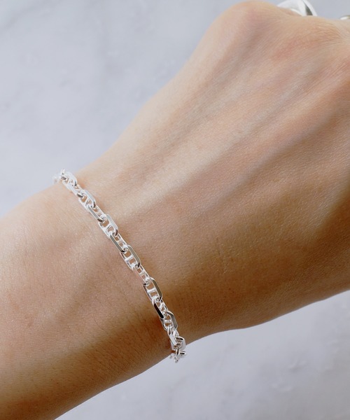 ISOLATION（アイソレーション）の「【ISOLATION / アイソレーション】Silver925　Anchor Chain　Bracelet/ アンカーチェーンブレスレット（ブレスレット・レディース・シルバー/シルバー×ゴールド・19cm/16.5cm）」の11枚目の写真