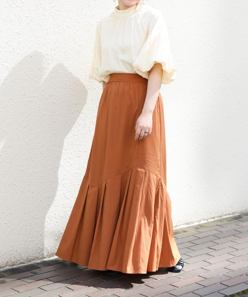 sakishimatokyo（サキシマトーキョー）の「【ZOZO限定】サキシマamp「変形切替マーメイドスカート」（スカート・レディース・ダークグリーン/ブラック/ライトブラウン・FREE）」の8枚目の写真