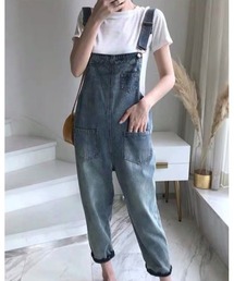 デニムサロペット