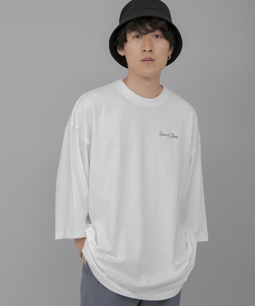 SENSE OF PLACE by URBAN RESEARCH（センスオブプレイスバイアーバンリサーチ）の「『別注』Ryo Kaneyasu×SENSE OF PLACE　T-SHIRTS C（Tシャツ/カットソー・メンズ・ミント/ブラック/ホワイト・ONE）」の4枚目の写真