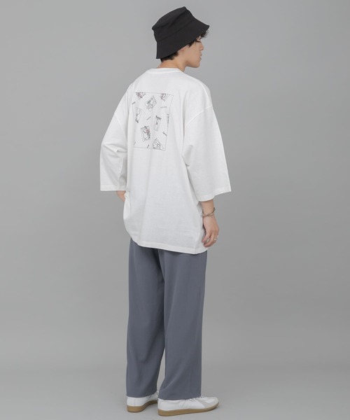 SENSE OF PLACE by URBAN RESEARCH（センスオブプレイスバイアーバンリサーチ）の「『別注』Ryo Kaneyasu×SENSE OF PLACE　T-SHIRTS C（Tシャツ/カットソー・メンズ・ミント/ブラック/ホワイト・ONE）」の8枚目の写真