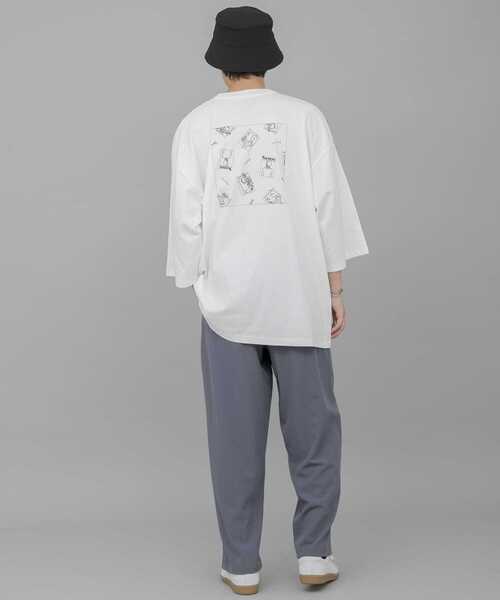 SENSE OF PLACE by URBAN RESEARCH（センスオブプレイスバイアーバンリサーチ）の「『別注』Ryo Kaneyasu×SENSE OF PLACE　T-SHIRTS C（Tシャツ/カットソー・メンズ・ミント/ブラック/ホワイト・ONE）」の9枚目の写真