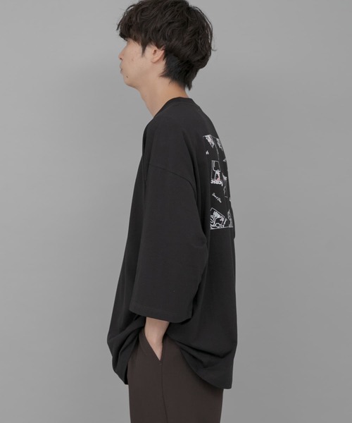 SENSE OF PLACE by URBAN RESEARCH（センスオブプレイスバイアーバンリサーチ）の「『別注』Ryo Kaneyasu×SENSE OF PLACE　T-SHIRTS C（Tシャツ/カットソー・メンズ・ミント/ブラック/ホワイト・ONE）」の10枚目の写真
