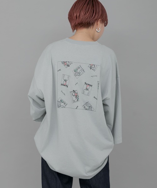 SENSE OF PLACE by URBAN RESEARCH（センスオブプレイスバイアーバンリサーチ）の「『別注』Ryo Kaneyasu×SENSE OF PLACE　T-SHIRTS C（Tシャツ/カットソー・メンズ・ミント/ブラック/ホワイト・ONE）」の19枚目の写真