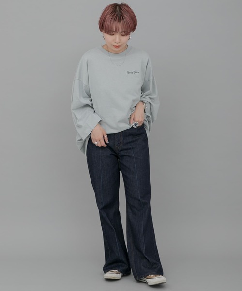 SENSE OF PLACE by URBAN RESEARCH（センスオブプレイスバイアーバンリサーチ）の「『別注』Ryo Kaneyasu×SENSE OF PLACE　T-SHIRTS C（Tシャツ/カットソー・メンズ・ミント/ブラック/ホワイト・ONE）」の22枚目の写真