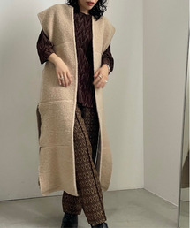 Ameri（アメリ）の「MILITARY LAYERED BOA COAT（ムートンコート