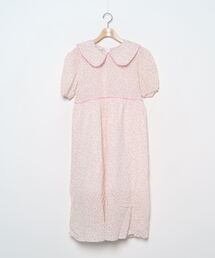 ブランド古着 Todayful トゥデイフルのワンピース ドレス ピンク 桃色系 花柄 ボタニカル柄 古着通販 Zozoused