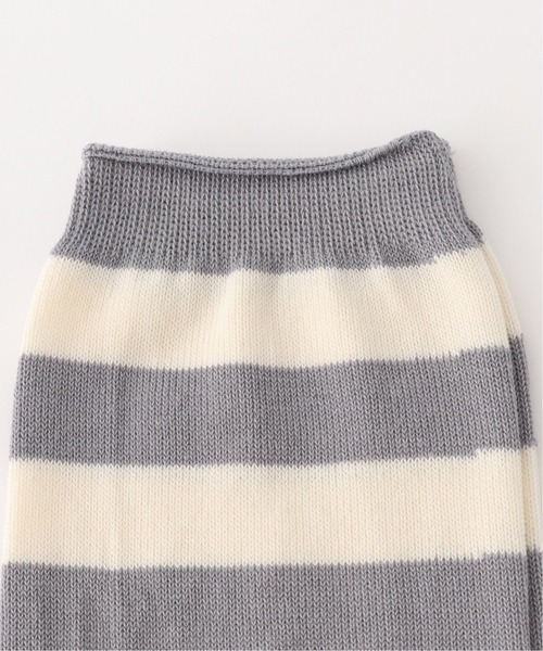 JOURNAL STANDARD LUXE（ジャーナルスタンダード　ラックス）の「BORDER SOCKS (LIGHT)（ソックス/靴下・レディース・チャコールグレー/ライトグレー/イエロー/バーガンディー・FREE）」の8枚目の写真