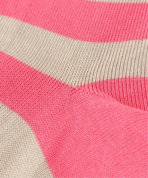 JOURNAL STANDARD LUXE（ジャーナルスタンダード　ラックス）の「BORDER SOCKS (LIGHT)（ソックス/靴下・レディース・チャコールグレー/ライトグレー/イエロー/バーガンディー・FREE）」の6枚目の写真