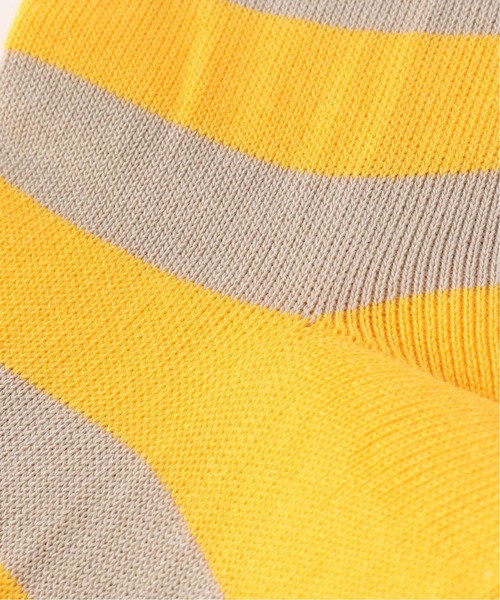 JOURNAL STANDARD LUXE（ジャーナルスタンダード　ラックス）の「BORDER SOCKS (LIGHT)（ソックス/靴下・レディース・チャコールグレー/ライトグレー/イエロー/バーガンディー・FREE）」の7枚目の写真
