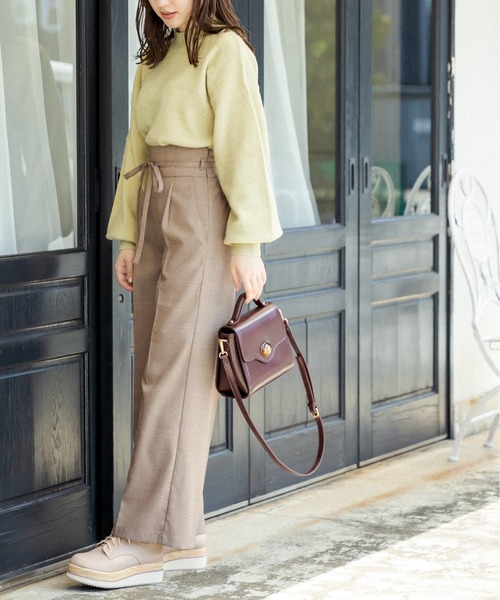 OLIVE des OLIVE(オリーブデオリーブ)の「ハイネックマシュマロニット(ニット/セーター・レディース・ミント/サックスブルー/ベージュ/ライトグレー/ラベンダー/オフホワイト/ピンク・FREE)」の19枚目の写真