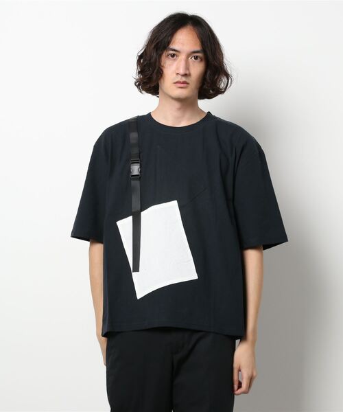 UP START(アップスタート)の「ガチャ付きカットオフプルーバー(Tシャツ/カットソー・メンズ・ホワイト/ブラック・LARGE)」の2枚目の写真