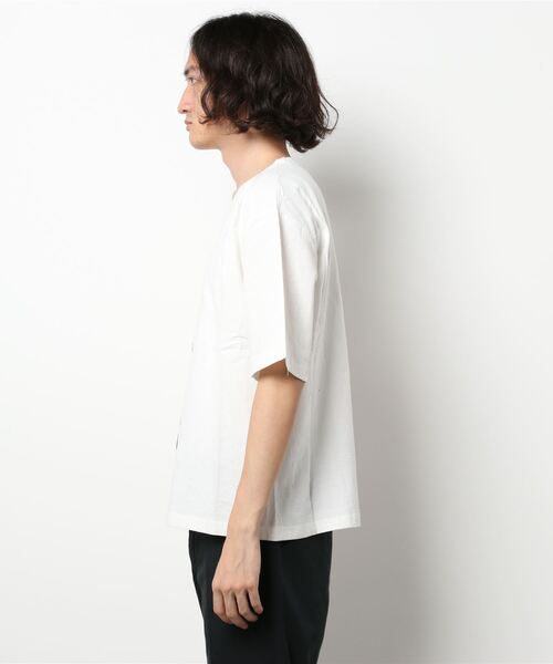 UP START(アップスタート)の「ガチャ付きカットオフプルーバー(Tシャツ/カットソー・メンズ・ホワイト/ブラック・LARGE)」の4枚目の写真