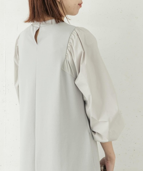 URBAN RESEARCH Sonny Label（アーバンリサーチサニーレーベル）の「ボリュームスリーブカットワンピース（ワンピース・レディース・カーキ/グレー/ブラック・FREE）」の11枚目の写真